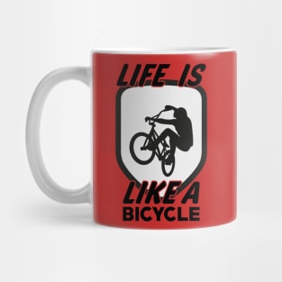 Life is like a Bicycle.New T-shirt 2022, Cycling teeshirt, tshirt for cycling. Mug